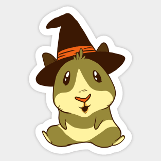 Halloween guinea pig Sticker